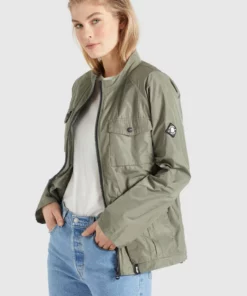 Khujo FAMKE - Chaqueta De Entretiempo - Hellkhaki, Mujer