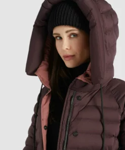 Khujo NIANA MATT - Abrigo De Invierno - Weinrot, Mujer -Tienda de ventas KHUJO d6cc3184e0d543c9af6f58253ce52191