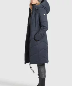 Khujo ARIBAY PEACHED - Abrigo De Invierno - Dunkelblau, Mujer -Tienda de ventas KHUJO d72c8ac52cad4c6d827e63716bf35a09