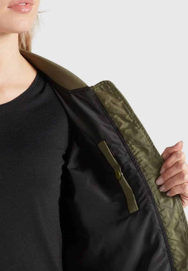 Khujo FENCY - Chaquetas Bomber - Khaki Pes, Mujer 7 Khujo FENCY - Chaquetas Bomber - Khaki Pes, Mujer - Imagen 7