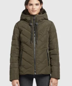 Khujo EIJA2 - Chaqueta De Invierno - Dunkeloliv, Mujer