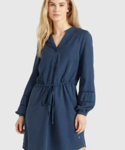 Khujo SORELTA - Vestido Informal - Dunkelblau, Mujer