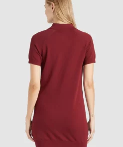 Khujo PANNA - Vestido De Punto - Dunkelrot, Mujer -Tienda de ventas KHUJO d88c22d539fe423885dd9028f34bc6c7