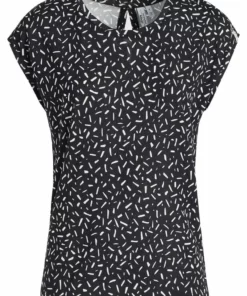 Khujo TALAJA - Camiseta Estampada - Schwarz-weiß Gemustert, Mujer -Tienda de ventas KHUJO d8947e7570ac441587c11360908cf362