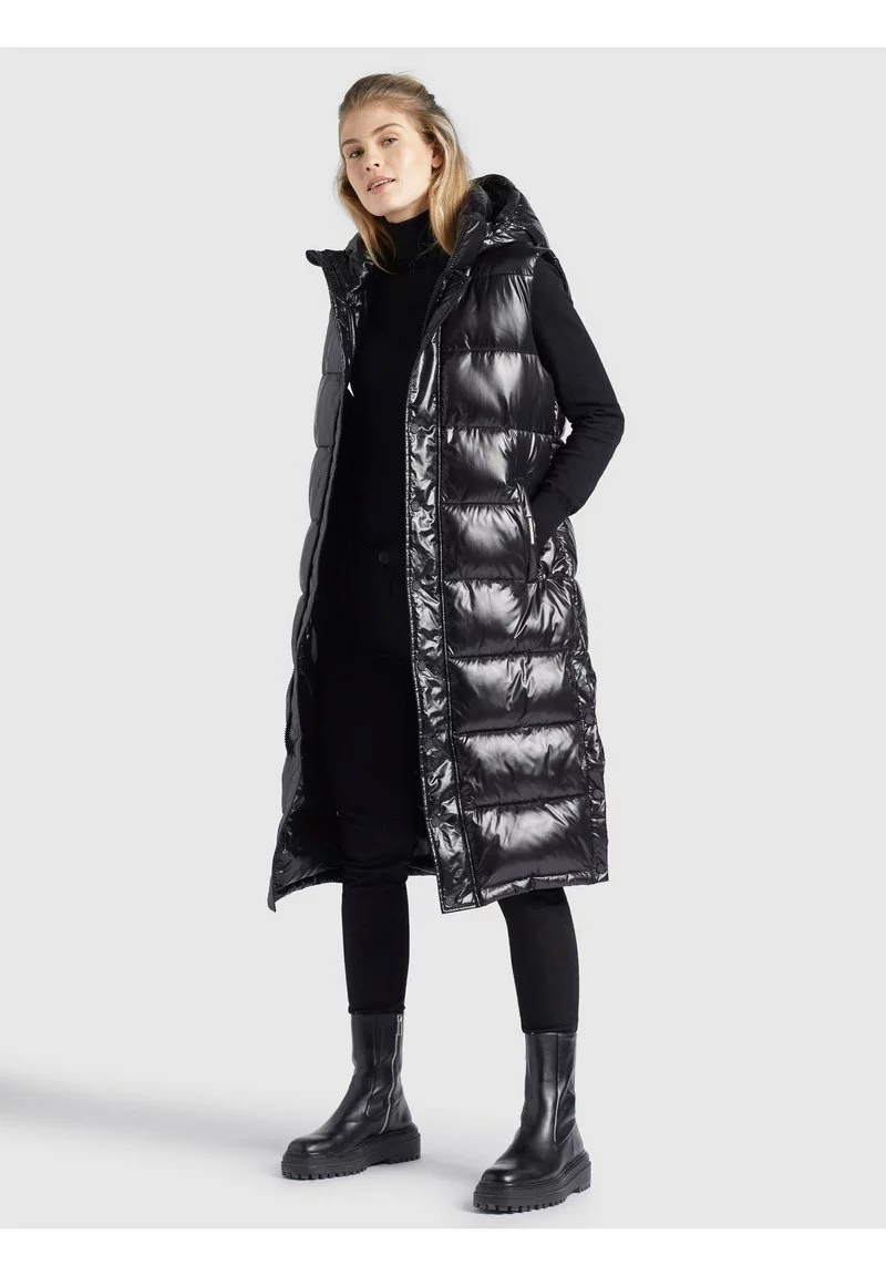 Khujo MAGNETA SHINY - Chaleco - Schwarz, Mujer 4 Khujo MAGNETA SHINY - Chaleco - Schwarz, Mujer - Imagen 4