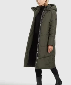 Khujo SONJE3 - Abrigo De Invierno - Dunkeloliv, Mujer -Tienda de ventas KHUJO d963496143a34ae5a5d8e222473d5181