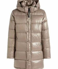 Khujo WENCKE SHINY - Abrigo De Invierno - Taupe Glänzend, Mujer -Tienda de ventas KHUJO da03497085c949e3b48513a802551390