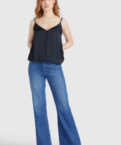 Khujo SUGAR - Blusa - Dark Blue, Mujer -Tienda de ventas KHUJO da051ab86bdd4035a9eb55c7aea3a472