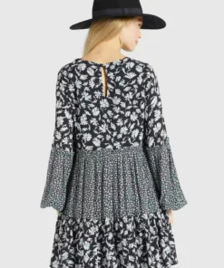 Khujo GRANATA - Vestido Informal - Schwarz Weiß, Mujer -Tienda de ventas KHUJO db2847db0344436381baa7fb66a97825