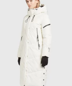 Khujo SONJE3 - Abrigo De Invierno - Naturweiß, Mujer