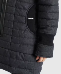 Khujo MANTEL TOPSY2 - Abrigo De Invierno - Schwarz Weiß Meliert, Mujer -Tienda de ventas KHUJO db69be65b34e46e7ad83a37e820fb658