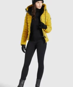 Khujo LOVINA MATT - Chaqueta De Entretiempo - Gelb, Mujer -Tienda de ventas KHUJO dbadca0a4455495bb0c829e51e5d2c8a
