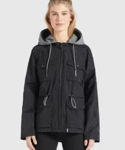 Khujo FAMKE - Chaqueta De Entretiempo - Schwarz, Mujer