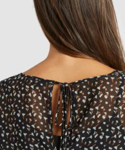 Khujo KLEMENTINA - Blusa - Black/blue, Mujer -Tienda de ventas KHUJO dbee05f6713c4bb3a3109a62f2410423