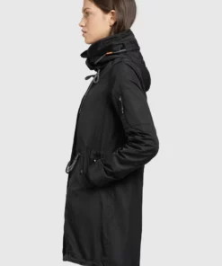 Khujo DAYES - Parka - Schwarz, Mujer -Tienda de ventas KHUJO dc24bbfa9a5d4eb791b97e60441cf1e5
