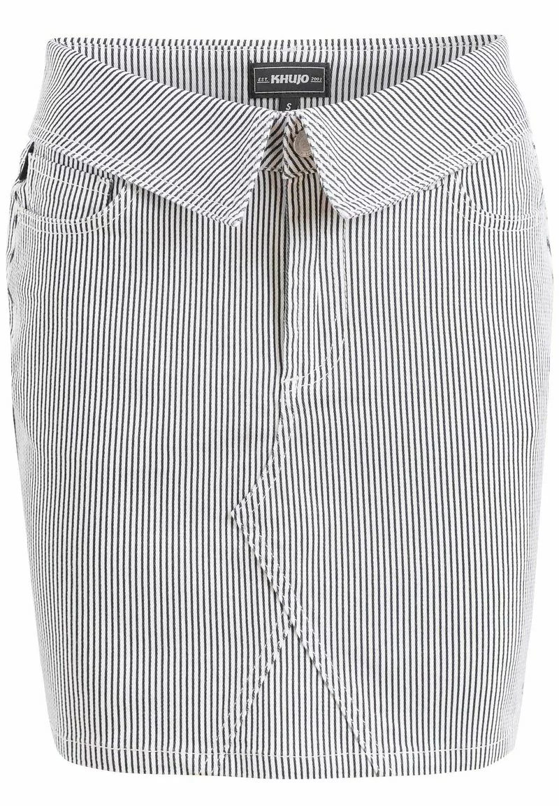 Khujo RASHY - Falda Vaquera - Blau-weiß, Mujer 7 Khujo RASHY - Falda Vaquera - Blau-weiß, Mujer - Imagen 7