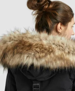 Khujo AKANDI - Abrigo De Invierno - Schwarz, Mujer -Tienda de ventas KHUJO dc62a6fe4b0d438eac66cd815d796bc2