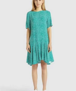 Khujo AVARU - Vestido Informal - Turquoise, Mujer -Tienda de ventas KHUJO dd4c0469b8a64f598862d299cc411bfe