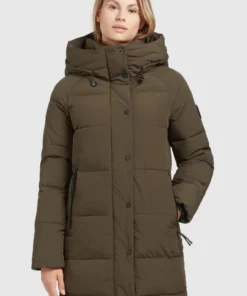 Khujo DORASI - Abrigo De Invierno - Khaki, Mujer -Tienda de ventas KHUJO ddc4b55df8144a7ab28ab0dcdf1eb75b