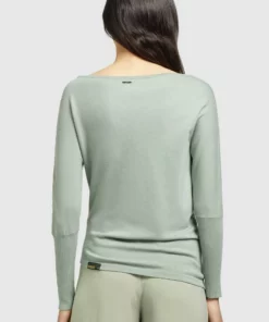 Khujo SHEA - Jersey De Punto - Mintgrün, Mujer -Tienda de ventas KHUJO ddf38748099e451fbae41e39930a4801