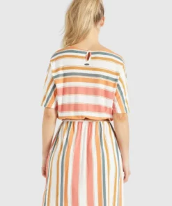 Khujo GABY - Vestido Ligero - Mehrfarbig Gestreift, Mujer -Tienda de ventas KHUJO de4fadc103e940c3bc847367f2849b17