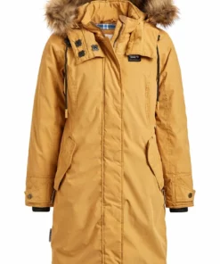 Khujo EFFI - Abrigo De Invierno - Mustard, Mujer -Tienda de ventas KHUJO de5d562f460a4b4b99291c6a16c16b1f