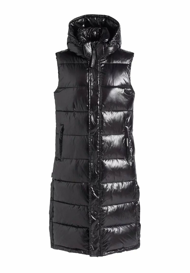 Khujo MAGNETA SHINY - Chaleco - Schwarz, Mujer 6 Khujo MAGNETA SHINY - Chaleco - Schwarz, Mujer - Imagen 6