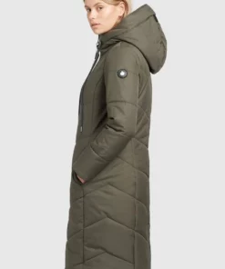 Khujo ARIBAY - Abrigo De Invierno - Dunkeloliv, Mujer -Tienda de ventas KHUJO df2b679034bc43e5b8bd2993aaf442c3