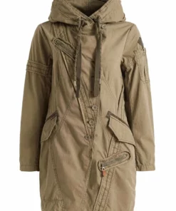 Khujo ZARIA - Parka - Army, Mujer -Tienda de ventas KHUJO e05659f091134105be7ff60fbc07d7e9
