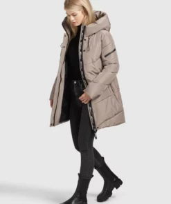Khujo JORDIS - Abrigo De Invierno - Toffee, Mujer -Tienda de ventas KHUJO e15435da3b6a47dc97ffdd6ad9e0bd4f