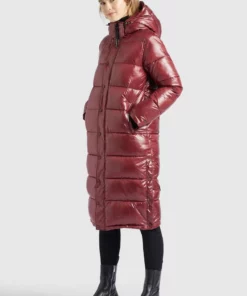 Khujo CORINNA - Abrigo De Invierno - Weinrot Glänzend, Mujer -Tienda de ventas KHUJO e191b1d640a94f909904f2d90ac71044