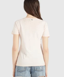Khujo PERGOLA - Camiseta Básica - Apricot, Mujer -Tienda de ventas KHUJO e219860dc4f34b268294b415380f4898