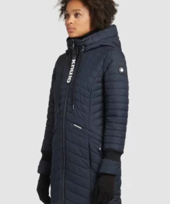 Khujo MANTEL TOOTS STRUCTURED - Abrigo De Invierno - Dunkelblau, Mujer -Tienda de ventas KHUJO e2dad2918d7840a0af9675c55bb0b59c