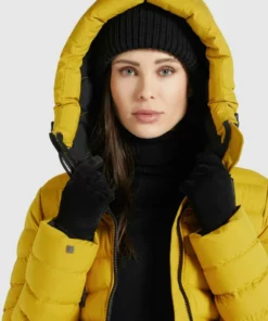 Khujo LOVINA MATT - Chaqueta De Entretiempo - Gelb, Mujer -Tienda de ventas KHUJO e32c5ee20bce485297bdddc68bc2670f