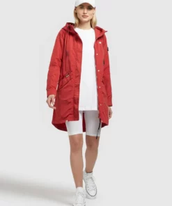 Khujo GAMES - Parka - Rot, Mujer -Tienda de ventas KHUJO e5ee912487da433684046ab7fc255e87