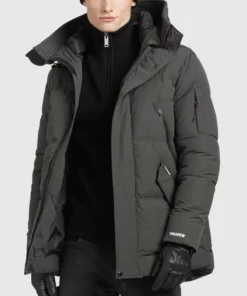 Khujo GORD - Abrigo De Invierno - Hellgrün, Hombre