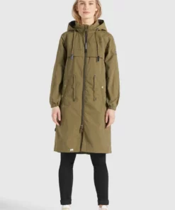 Khujo VOYA - Parka - Khaki, Mujer -Tienda de ventas KHUJO e66ef991481441d4918cc692fd772d4b