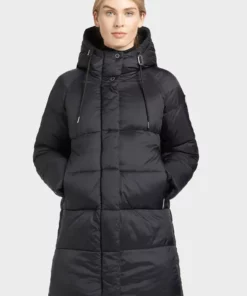 Khujo NIDALEE - Abrigo De Invierno - Schwarz, Mujer