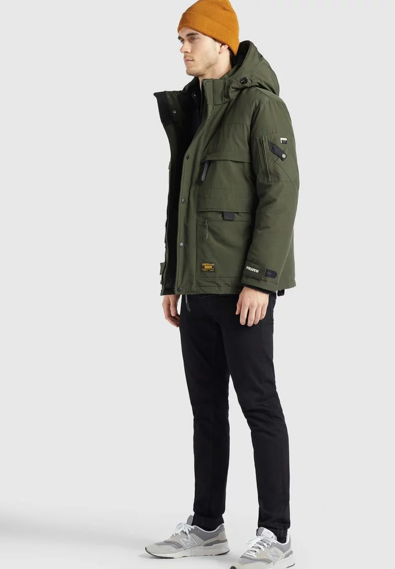 Khujo BOYNTON - Chaqueta De Invierno - Dunkeloliv, Hombre 5 Khujo BOYNTON - Chaqueta De Invierno - Dunkeloliv, Hombre - Imagen 5