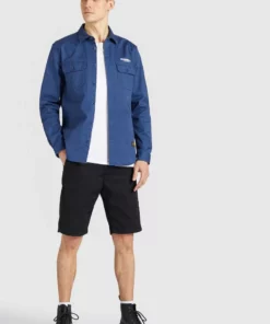 Khujo ROGER - Camisa - Blue, Hombre -Tienda de ventas KHUJO e783936aebce43a392335c809ce54f3d