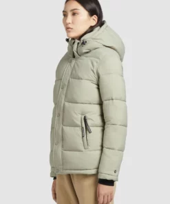 Khujo GERDA MATT - Chaqueta De Invierno - Blassgrün, Mujer -Tienda de ventas KHUJO e9d243a69c5f46568f637b4074dfd62f