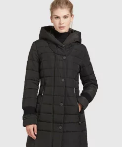 Khujo CONSTANZE LIGHT - Abrigo De Invierno - Dunkelgrau, Mujer