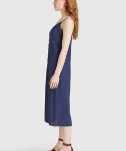 Khujo VALERIYA - Vestido Informal - Dark Blue, Mujer -Tienda de ventas KHUJO eb058c69a716410b89a5b46ef0d02b03