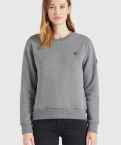 Khujo LISEL - Sudadera - Grau Meliert, Mujer