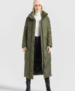 Khujo SYLVIA - Abrigo De Invierno - Khaki, Mujer -Tienda de ventas KHUJO ebf19d05a72e49169311b2311341e9ca