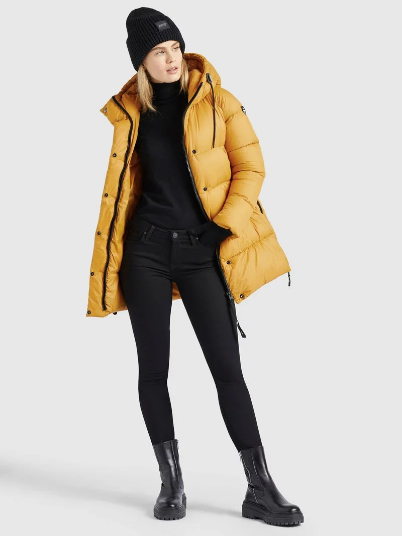 Khujo NIDALEE - Abrigo De Invierno - Gelb, Mujer 3 Khujo NIDALEE - Abrigo De Invierno - Gelb, Mujer - Imagen 3