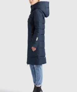 Khujo JILIAS - Abrigo De Invierno - Dunkelblau, Mujer -Tienda de ventas KHUJO ec80041520e841a0a73d69c678e99c0a