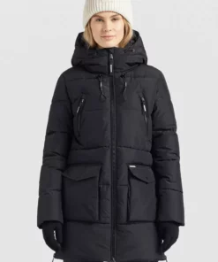 Khujo MADALENA - Abrigo De Invierno - Schwarz, Mujer