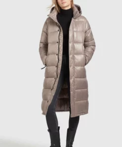 Khujo CORINNA SHINY - Abrigo De Invierno - Taupe Glänzend, Mujer -Tienda de ventas KHUJO ecca55b9a195444b99c75cfa1611c2ed
