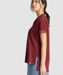 Khujo VELDA - Polo - Tibetan Red, Mujer -Tienda de ventas KHUJO eedebe8f18c8435980edce05f855e1ab